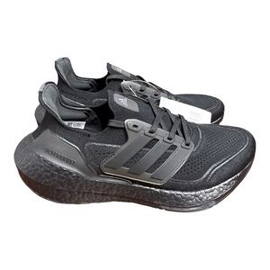 NEW Adidas Ultraboost 21 Athletic Triple Black FY0306 Size 9